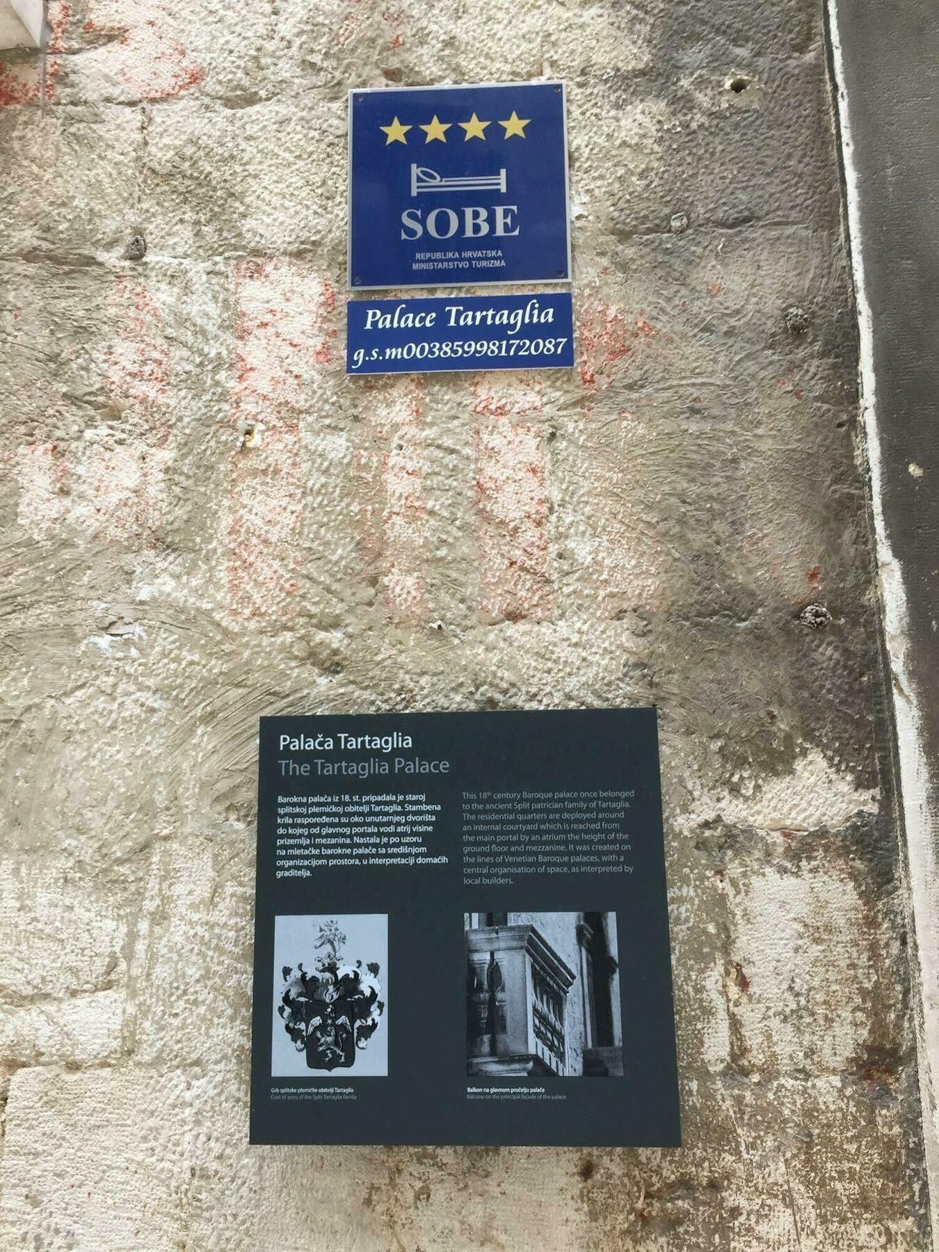 Palace Tartaglia Split Exteriér fotografie
